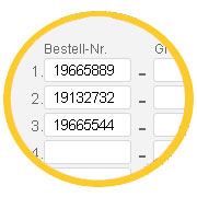 Nutzen Sie unsere Direktbestellung - schnell, einfach und sicher!