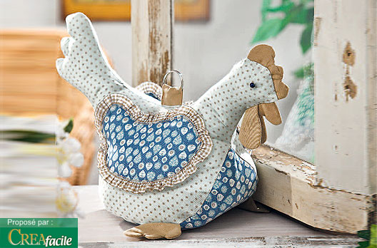 Poule cale-porte