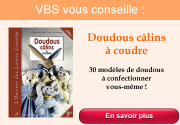 Livre de mod&egrave;les et d'explications pour confectionner des doudous en tissu