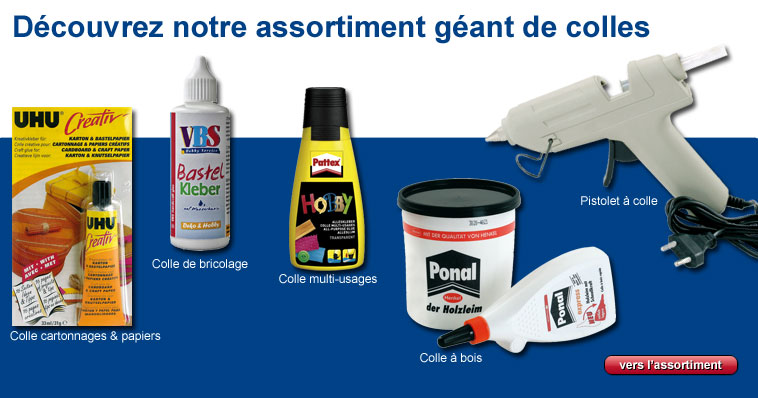 Assortiment g&eacute;ant de colles