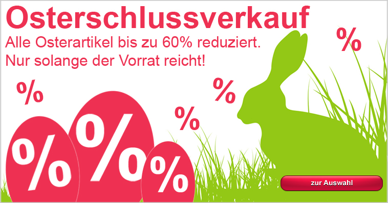 Osterschlussverkauf