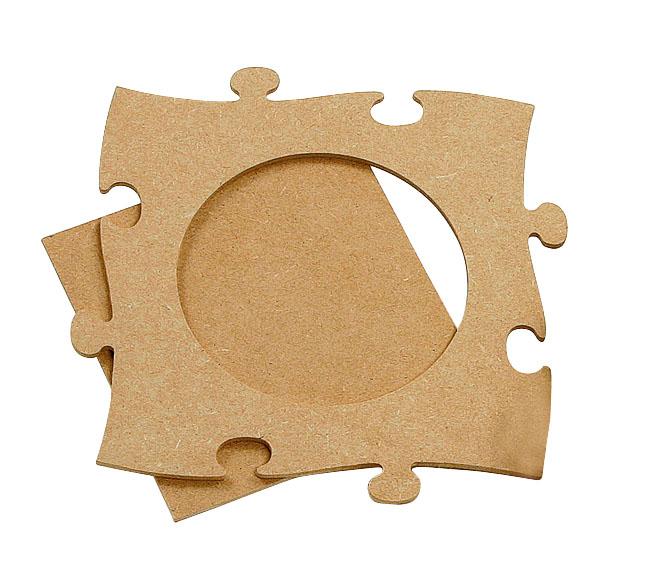 Cadre puzzle, rond Loisirs créatifs VBS Hobby ~ Cadre Photo Rond Bois Cadre puzzle, rond Loisirs créatifs VBS Hobby ~ Cadre Photo Rond Bois