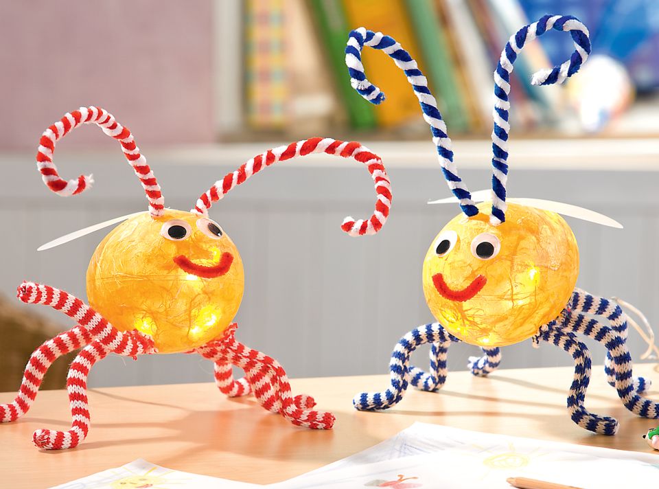 Lustige Glühwürmchen Gerd und Anneliese und Hobby VBS