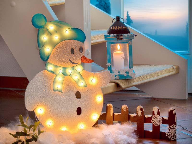 Der Lichter-Schneemann | VBS Hobby Bastelshop