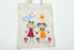 Gestickte Tasche