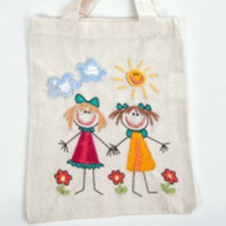 Gestickte Tasche