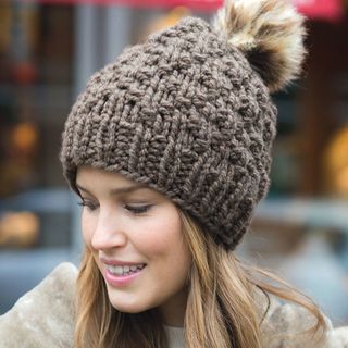 Strickanleitung Pompon Mütze