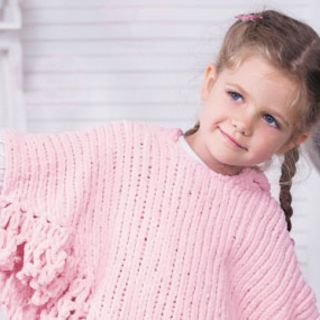 Strickanleitung: Kuscheliger Kinderponcho