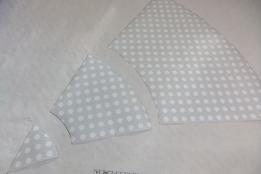 Verschiedene Stoffe: Schnittmuster teilen!