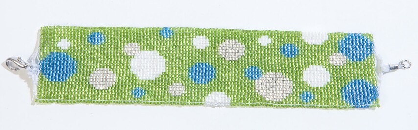Gewebtes Armband Aus Rocailles Perlen Vbs Hobby Bastelshop