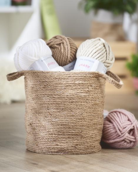 Korb aus Sisal