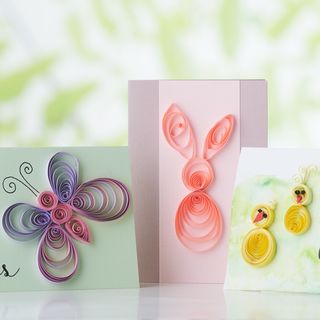 Österliche Quilling Grußkarten