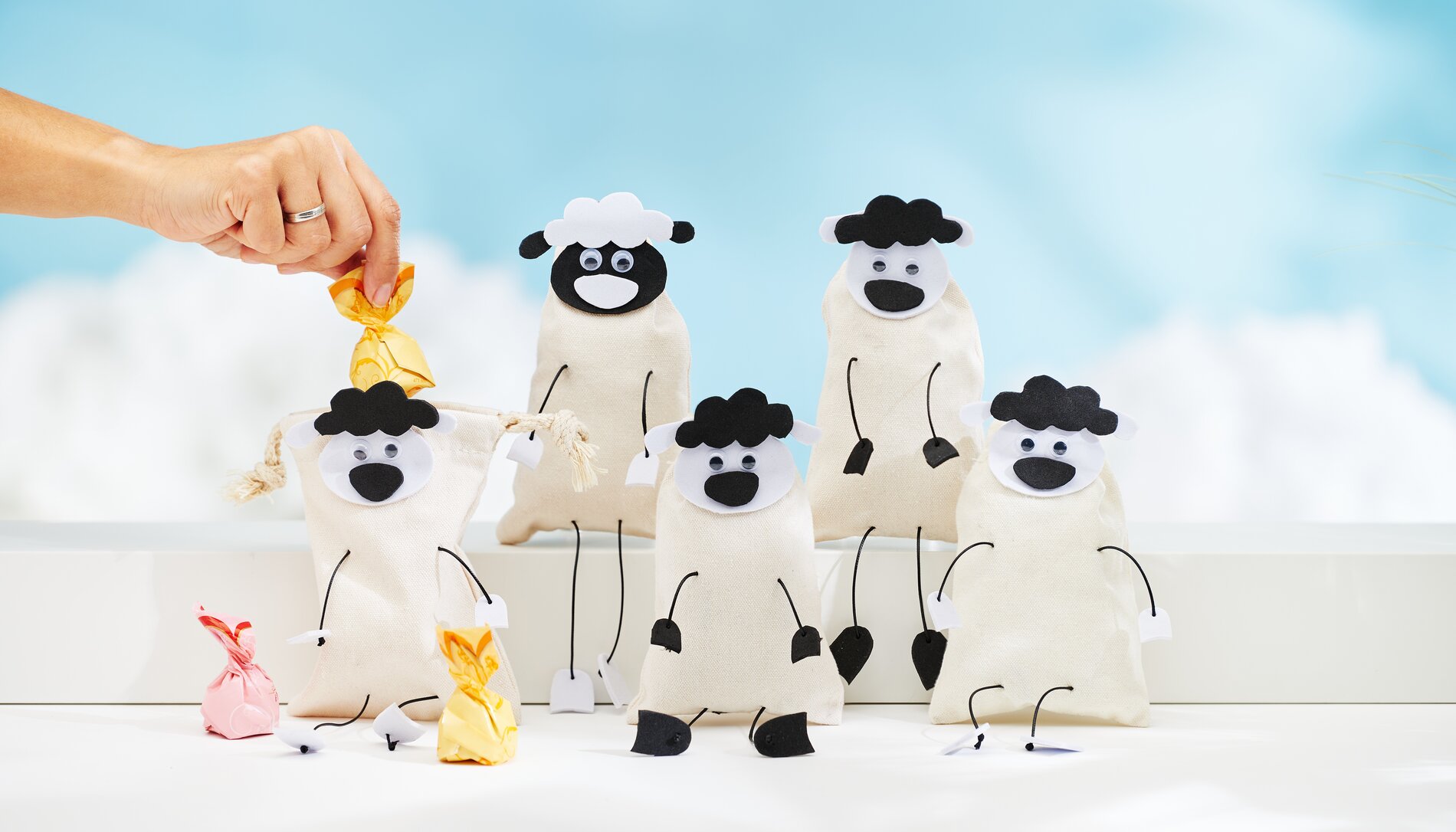 VBS Bastelset "Schäfchen"