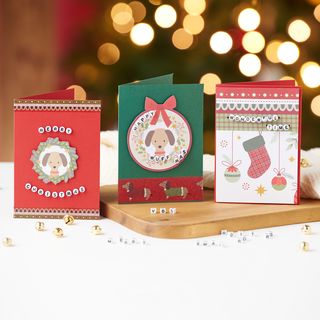 Christmas cards with pearls