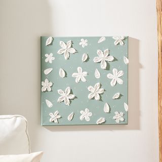 Strukturbild mit Blumen