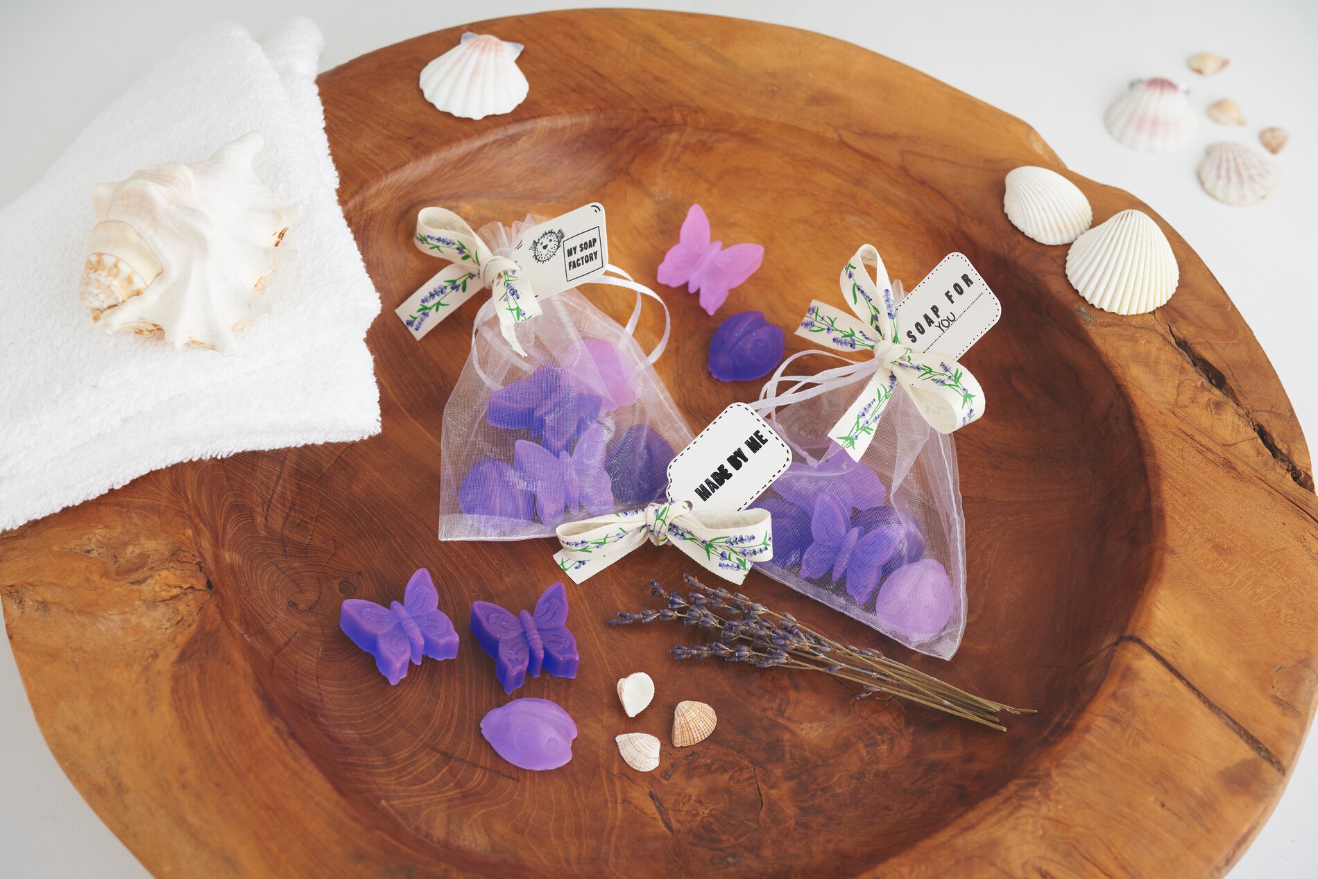 Handseife Schmetterlinge & Marienkäfer