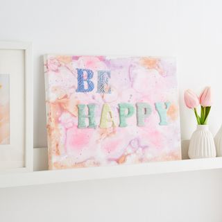 Bestickter Keilrahmen