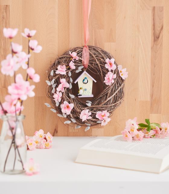 Kranz mit Vogelhäuschen