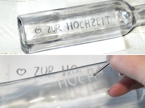 Glasgravur als Geschenkidee zur Hochzeit