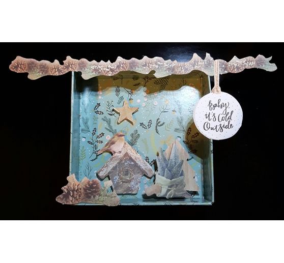 403_Königstochter _weihnachtliche Shadowbox