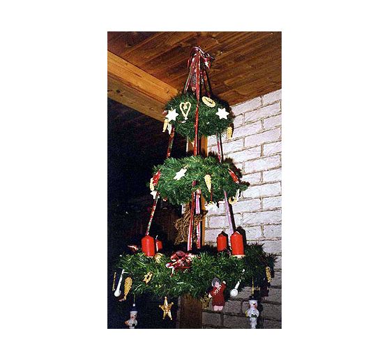 453_Bastelschalk_3 unterschiedlich große Kränze als Baum