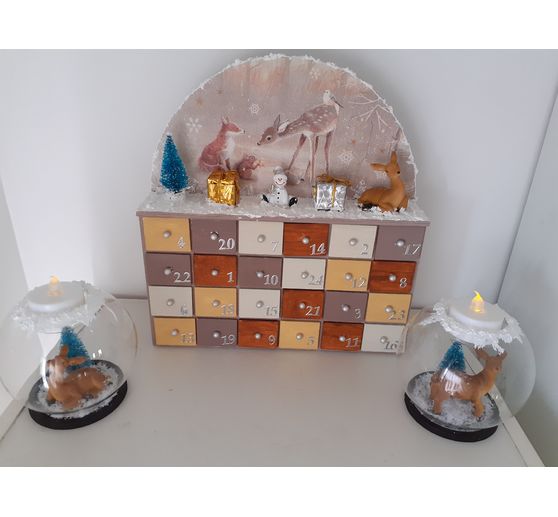 133_Celyne_Le calendrier de l'avent la foret de Noël