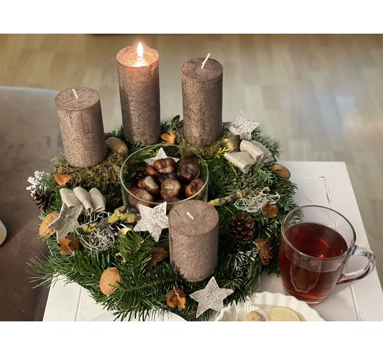 327_Gabi34_Adventskranz „Wald-Weihnacht“