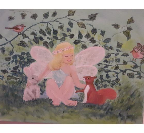 86_Clarinette_petite f&eacute;e des bois peinte avec vbs peinture acrylique