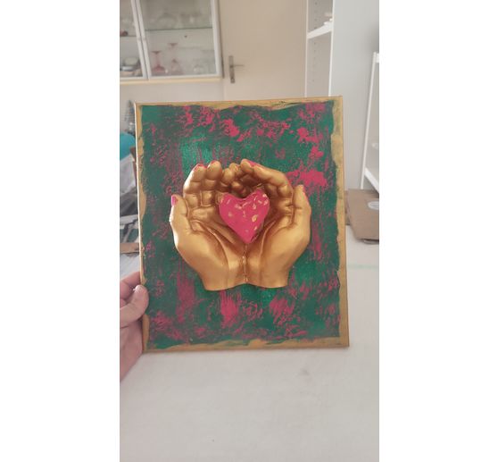 171_Andreia Pontes_Quadro com relevo....o meu cora&ccedil;&atilde;o &eacute; teu...mesmo com dores e cicatrizes