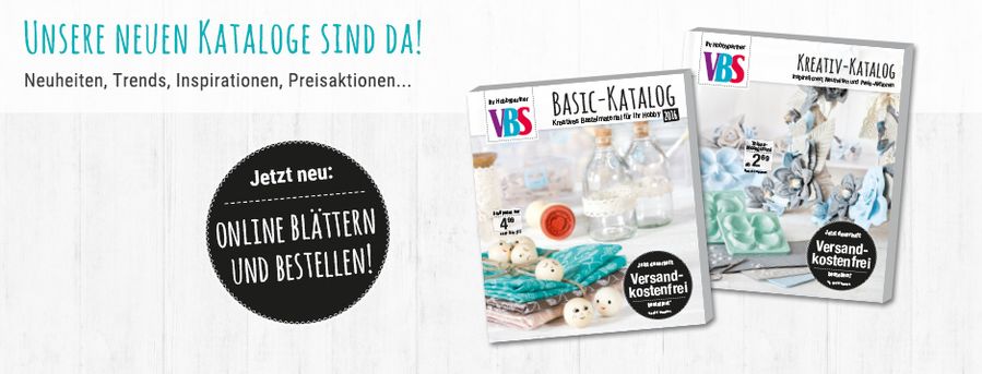 Die neuen VBS Kataloge sind da! Jetzt auch online blättern und bestellen