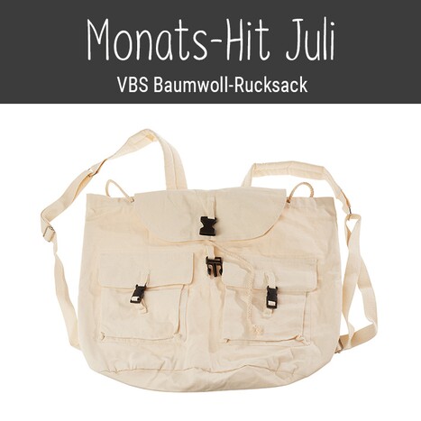 VBS Baumwoll-Rucksack