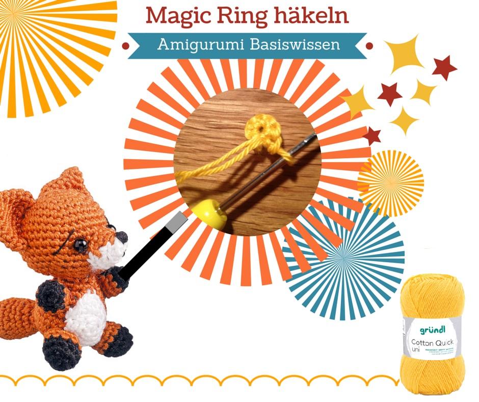 Wie häkel ich einen Fadenring: Magic Ring