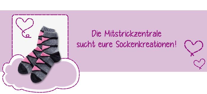 Wettbewerb Stricken: Zeigt her eure Sockendesigns!