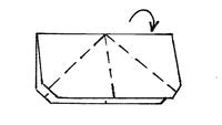 Anleitung Origami Schnetterling Schritt3