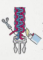 Paracord Anleitung Step6 Anleitung für Paracord Armband Schritt 6