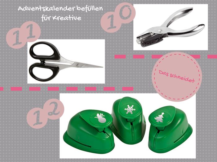 Adventskalender befüllen für Bastler 4 Adventskalender füllen für Bastler und Kreative