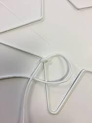 Paracord Stern knüpfen Schritt 1 Paracords knüpfen zu Weihnachten