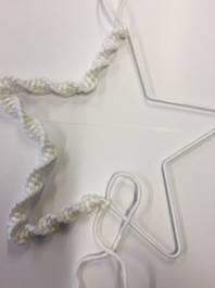 Paracord Stern knüpfen Schritt 3 Paracords knüpfen zu Weihnachten