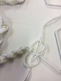 Paracord Stern knüpfen Schritt 4 Paracords knüpfen zu Weihnachten