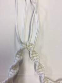 Paracord Stern knüpfen Schritt 6 Paracords knüpfen zu Weihnachten