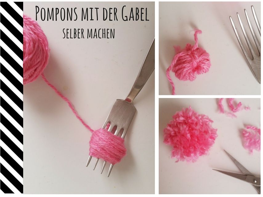 Pompons Mit Gabel Selber Machen Vbs Hobby