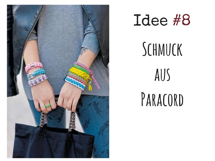 Einfach Schmuck selber machen mit Paracord Einfache Ideen zum Selbermachen von Schmuck mit Paracord