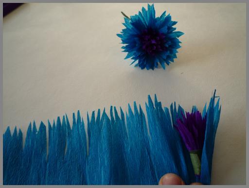 Papierblumen basteln
