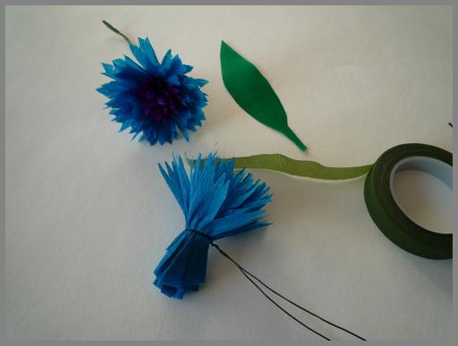 Papierblumen basteln