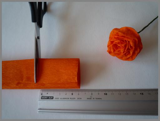 Papierblumen basteln