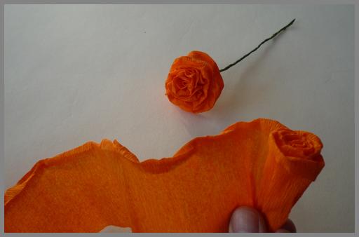 Papierblumen basteln