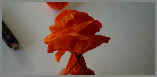 Papierblumen basteln
