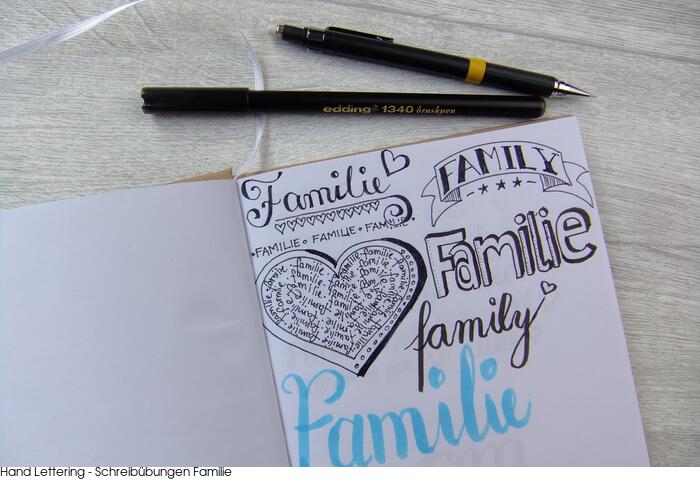 Hand lettering Tutorial - Beispiele
