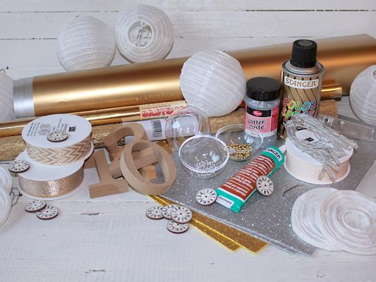 Silvesterdeko selber machen VBS Hobby Silvesterdeko selber machen VBS Hobby
