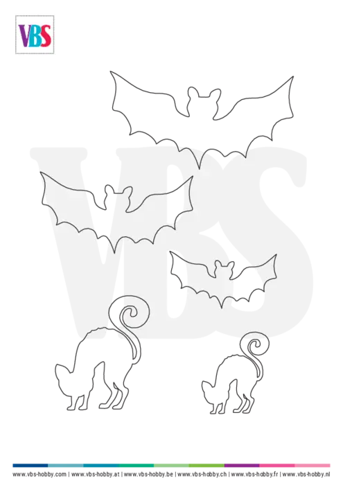 Teelichter für Halloween: Vorlage Kostenlose Vorlage für Halloween Deko